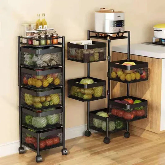 Premium Square Metal Trolley By Homix