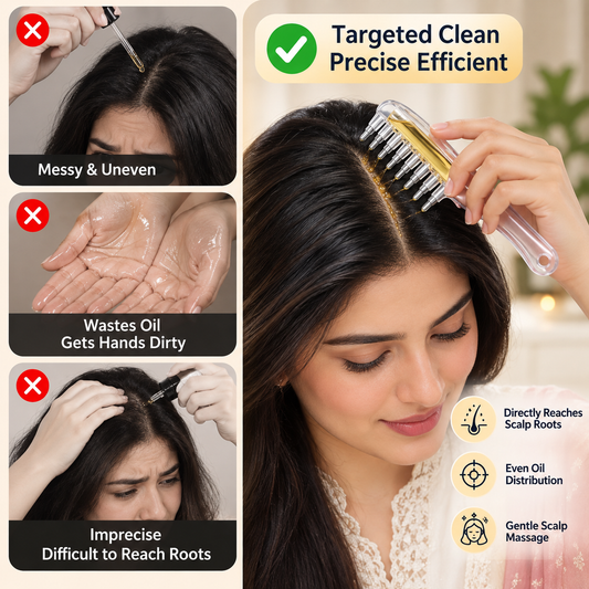 2 in 1 Scalp Oil Applicator Comb