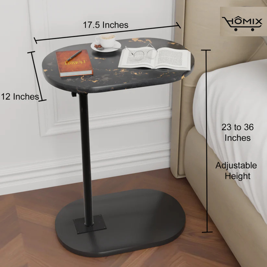 Adjustable Height 360° Move-able C-Shaped Table