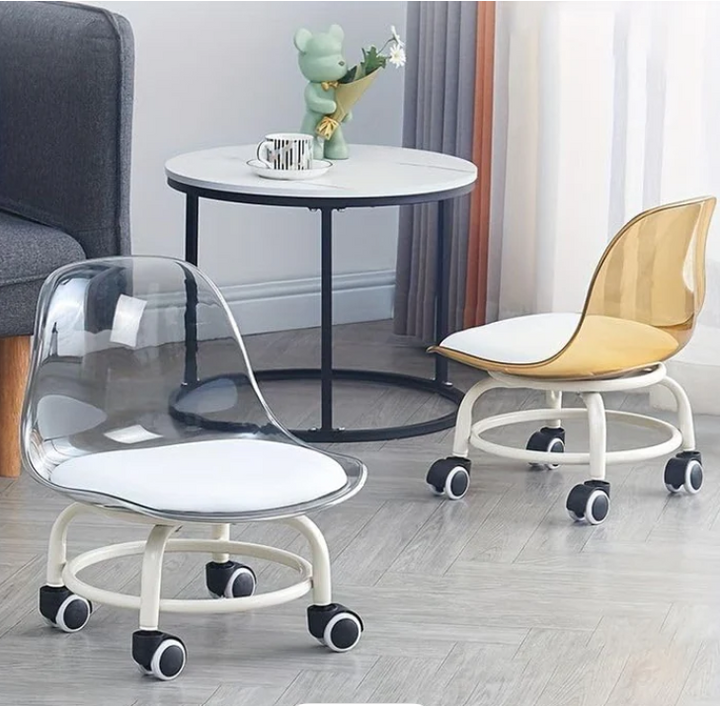Acrylic 360° Rotatable Transparent Chair By Homix