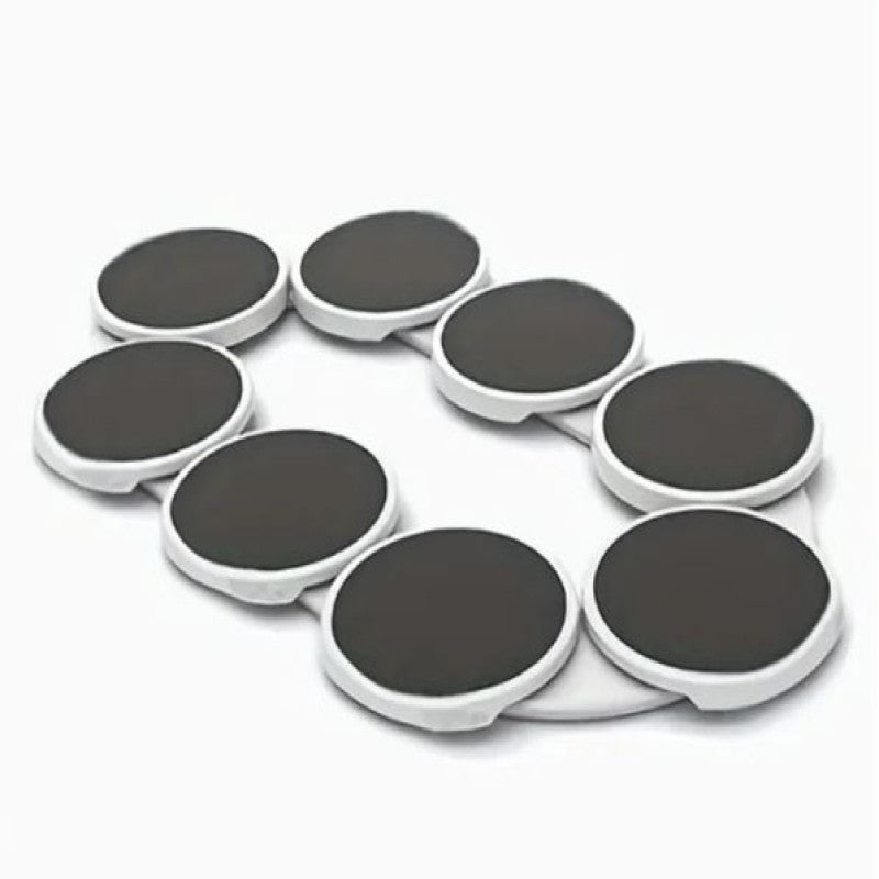 8pcs Portable Rotating Lazy Susan Tray, Kitchen Dining Table Rotating Tray Expandable Track for Kitchen and Dining Table