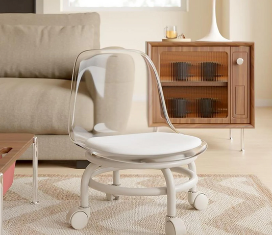Acrylic 360° Rotatable Transparent Chair By Homix