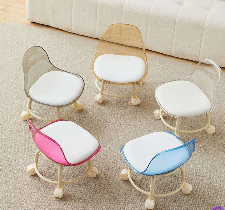 Acrylic 360° Rotatable Transparent Chair By Homix