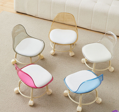 Acrylic 360° Rotatable Transparent Chair By Homix