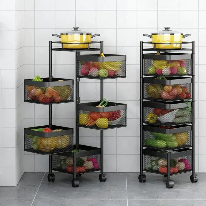 Premium Square Metal Trolley By Homix