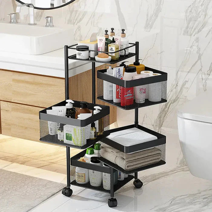 Premium Square Metal Trolley By Homix