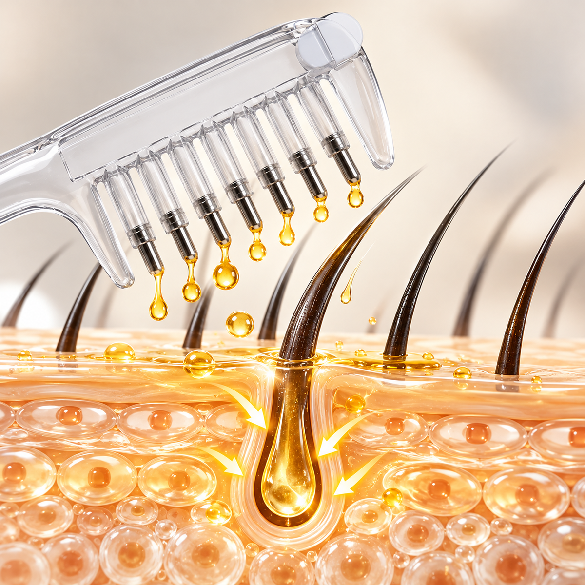 2 in 1 Scalp Oil Applicator Comb