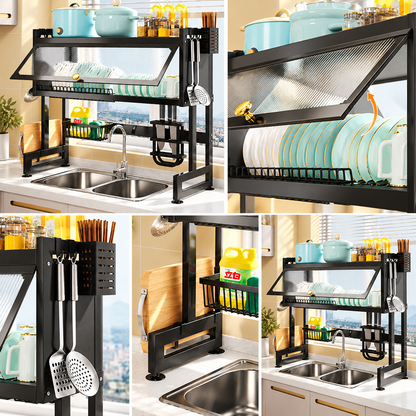 Multifunction Expandable Over Sink Rack