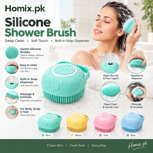 Silicone Body Bath Scrubber
